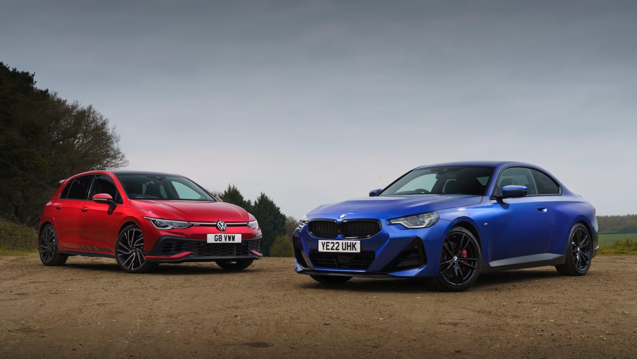 BMW 230i M Sport v Volkswagen Golf GTI Clubsport – pictures | evo